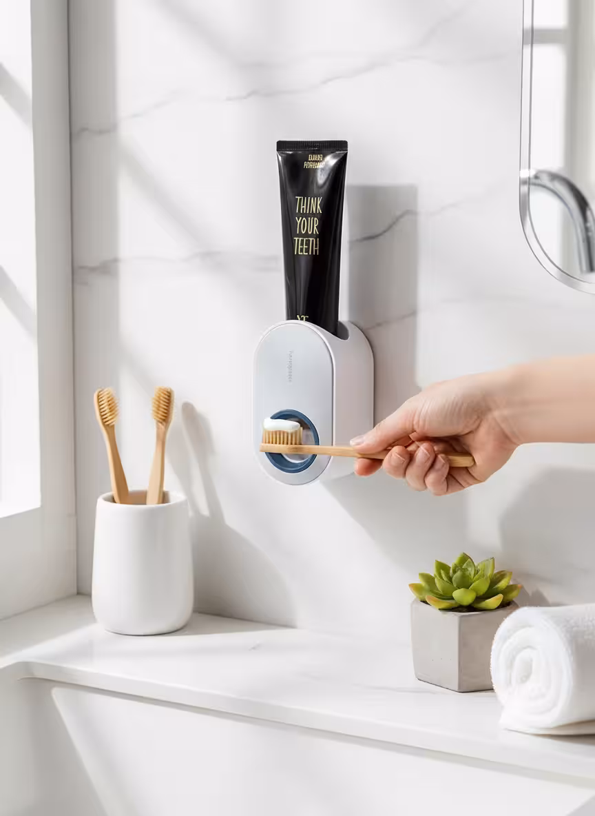 Tooth paste dispenser