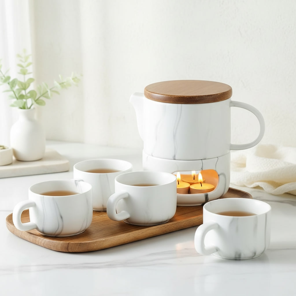 Self Warming Tea-set